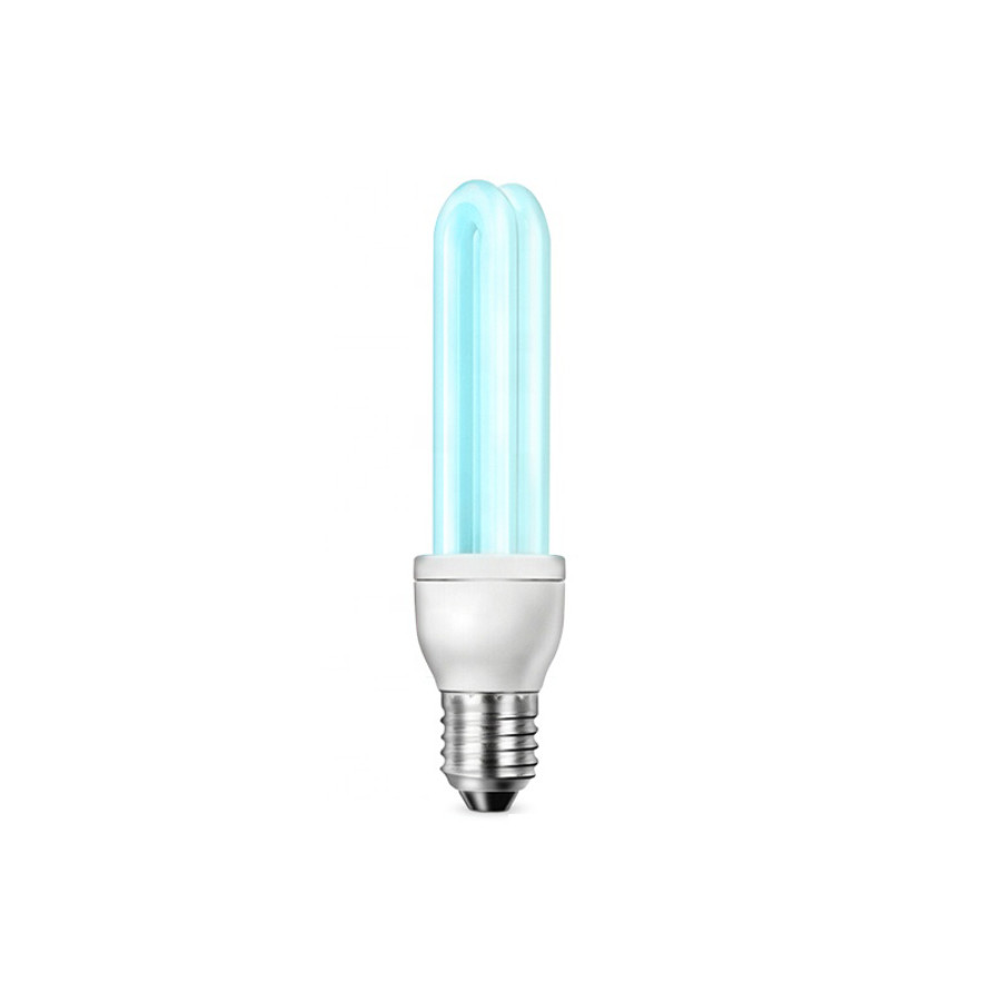 Кварцевая бактерицидная ультрафиолетовая лампочка E27 - 15W - купить оптом и в розницу.