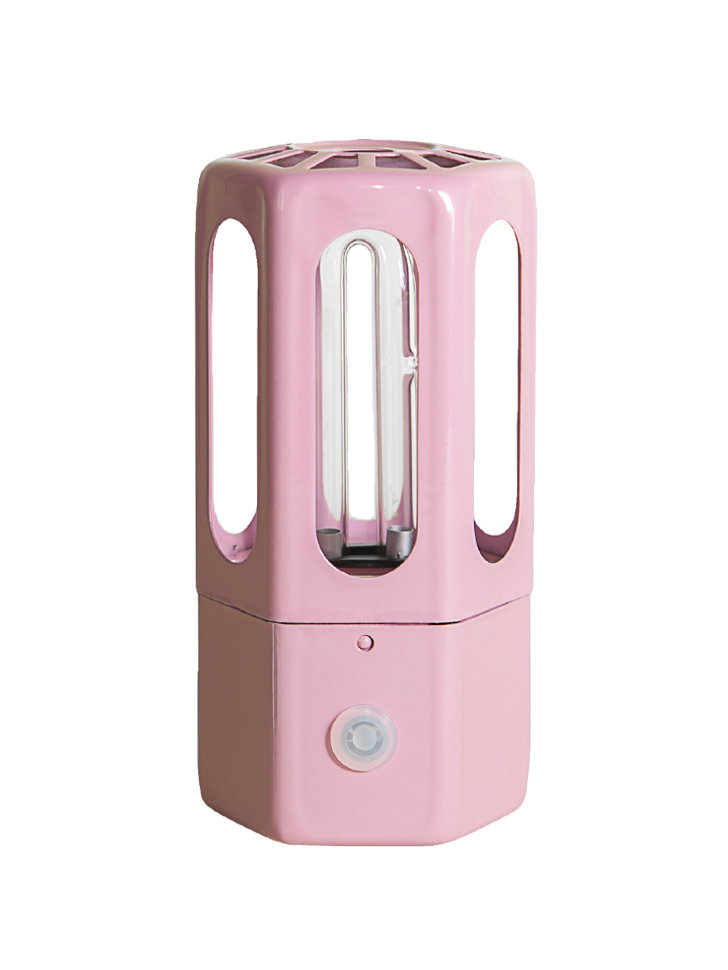 Портативная бактерицидная ультрафиолетовая лампа 3.8W, розового цвета - купить оптом и в розницу.