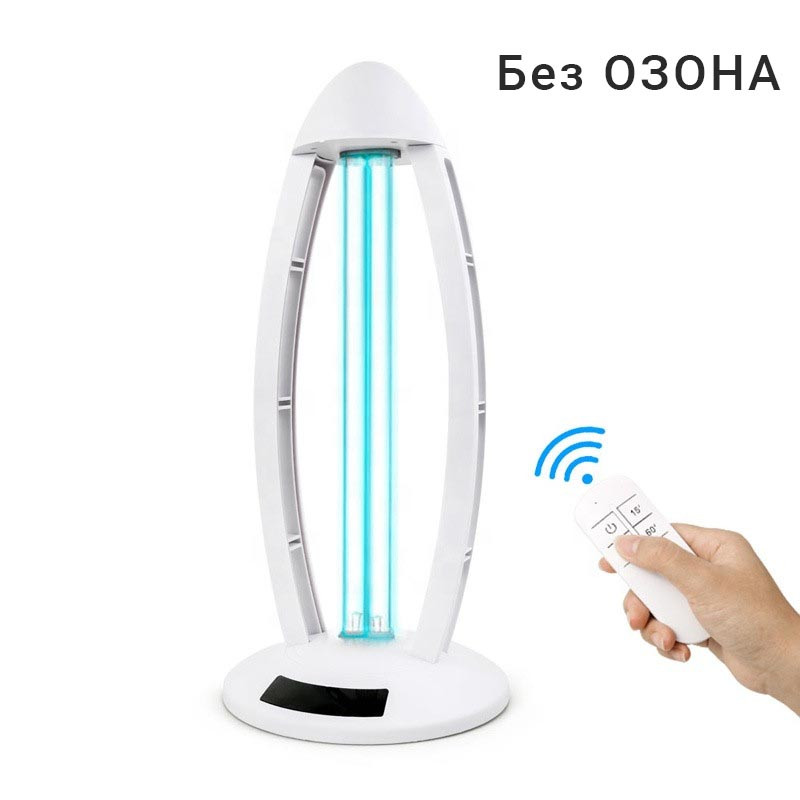 Бактерицидная ультрафиолетовая лампа - облучатель UVTEK-T01OF без озона, белый - купить оптом и в розницу.